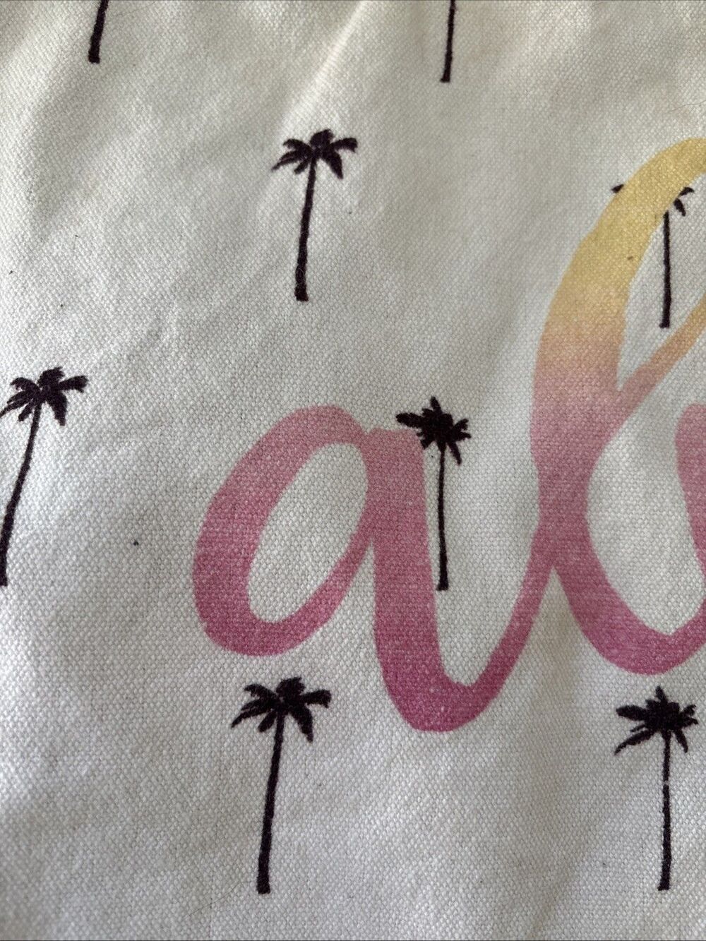 RIP Curl X Lauren Roth Limited Edition Beach Bag Tote Floral Aloha Hawaii Women - Picture 10 of 11